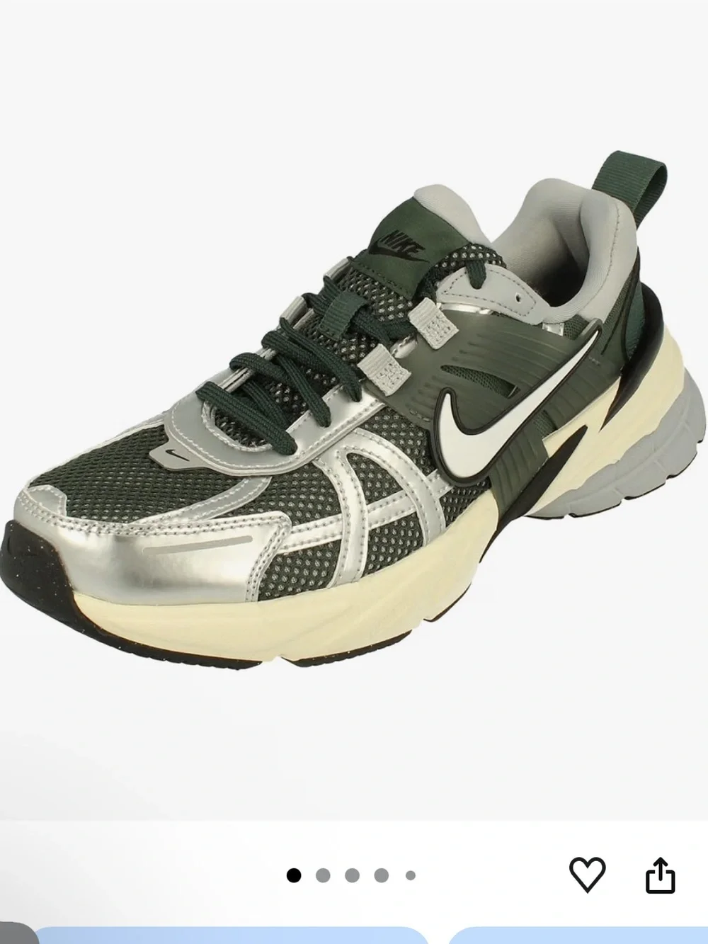 NEW NIKE V2K RUN - Vintage Green/Vintage Green Size 9M